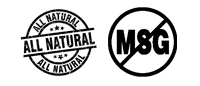 All Natural & No MSG